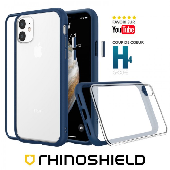 Coque Rhinoshield MOD NX bleue iphone 11