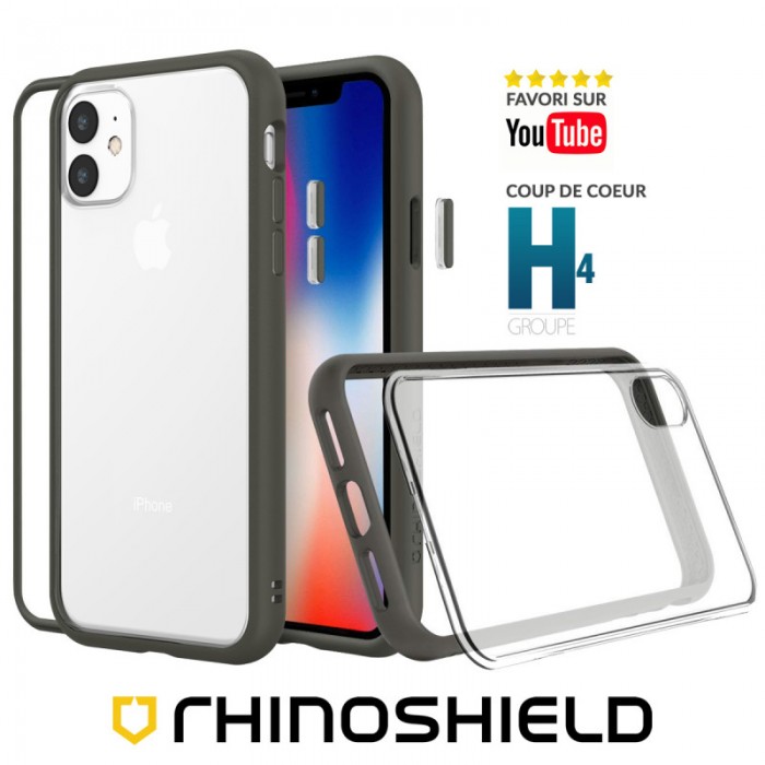 Coque Rhinoshield MOD NX graphite iphone 11