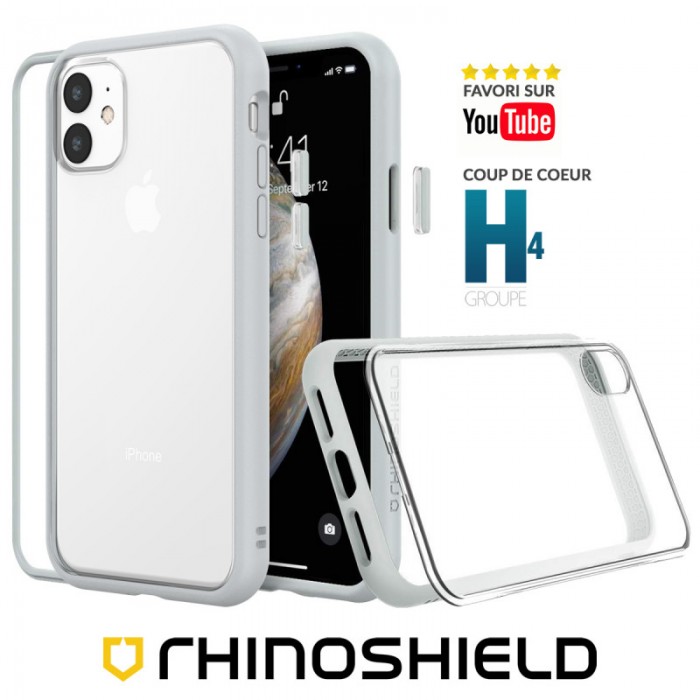 Coque Rhinoshield MOD NX grise iphone 11