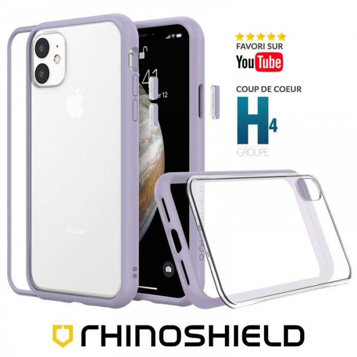 Coque Rhinoshield MOD NX lavande iphone 11