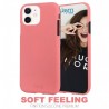 Coque silicone rose Iphone 12 mini