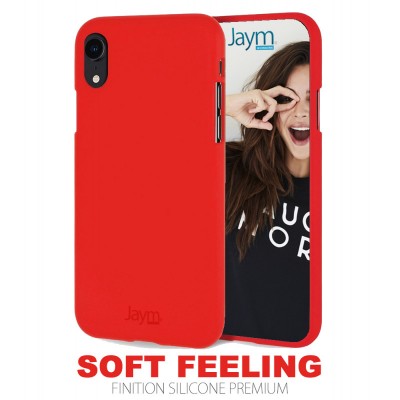 Coque silicone rouge Iphone XR