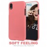 Coque silicone rose Samsung S20 Plus