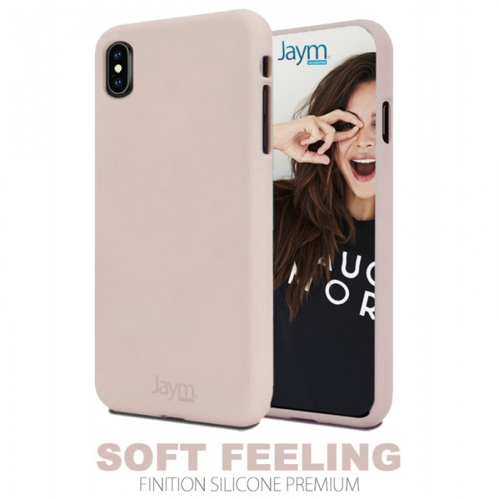 Coque silicone rose Samsung S10