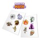 Stickers interactifs 3D monstres Holotoyz