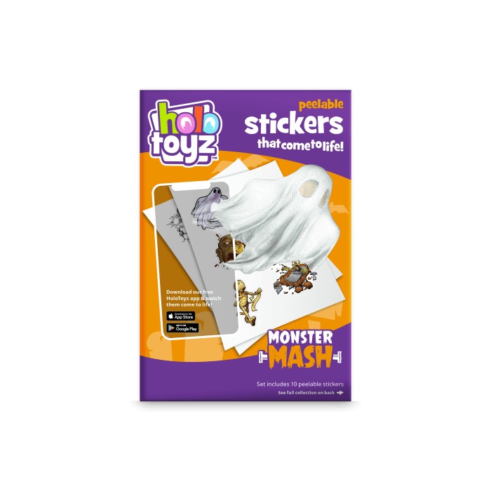 Stickers interactifs 3D monstres Holotoyz