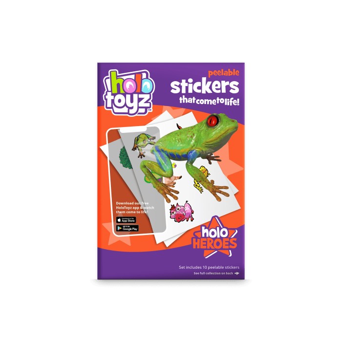Stickers interactifs 3D animaux sauvages Holotoyz