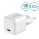 CHARGEUR USB C - GAN-PD 25W