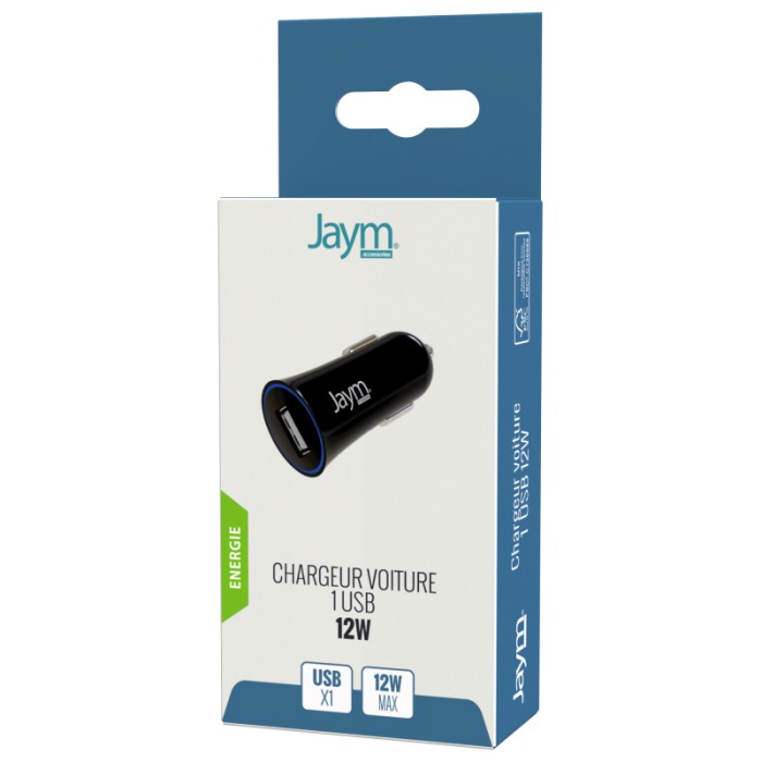 H4 - CHARGEUR ALLUME CIGARE 1 USB 12W