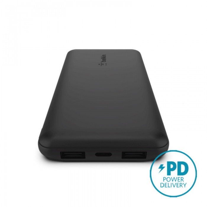 BELKIN - BATTERIE EXTERNE 10000 MAH 2 USB + 1 USB C
