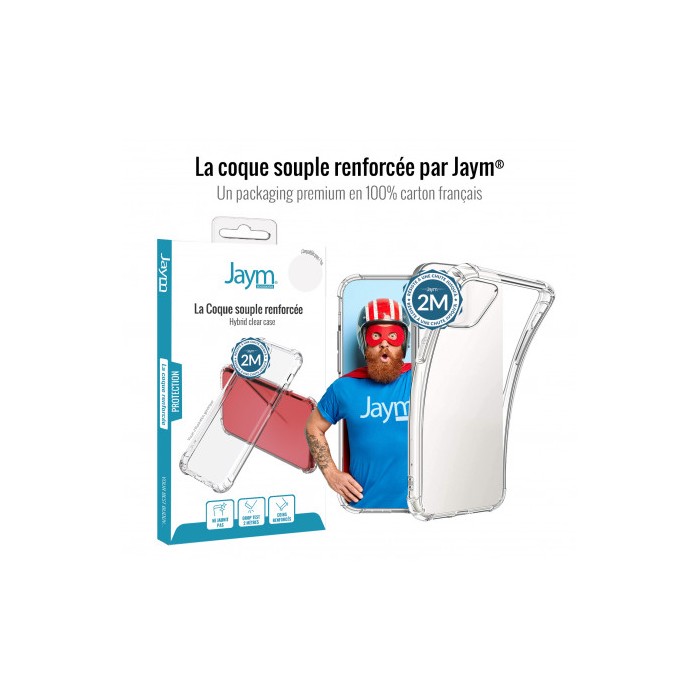 COQUE TRANSPARENTE RENF. MAGSAFE IPHONE 16 PRO MAX